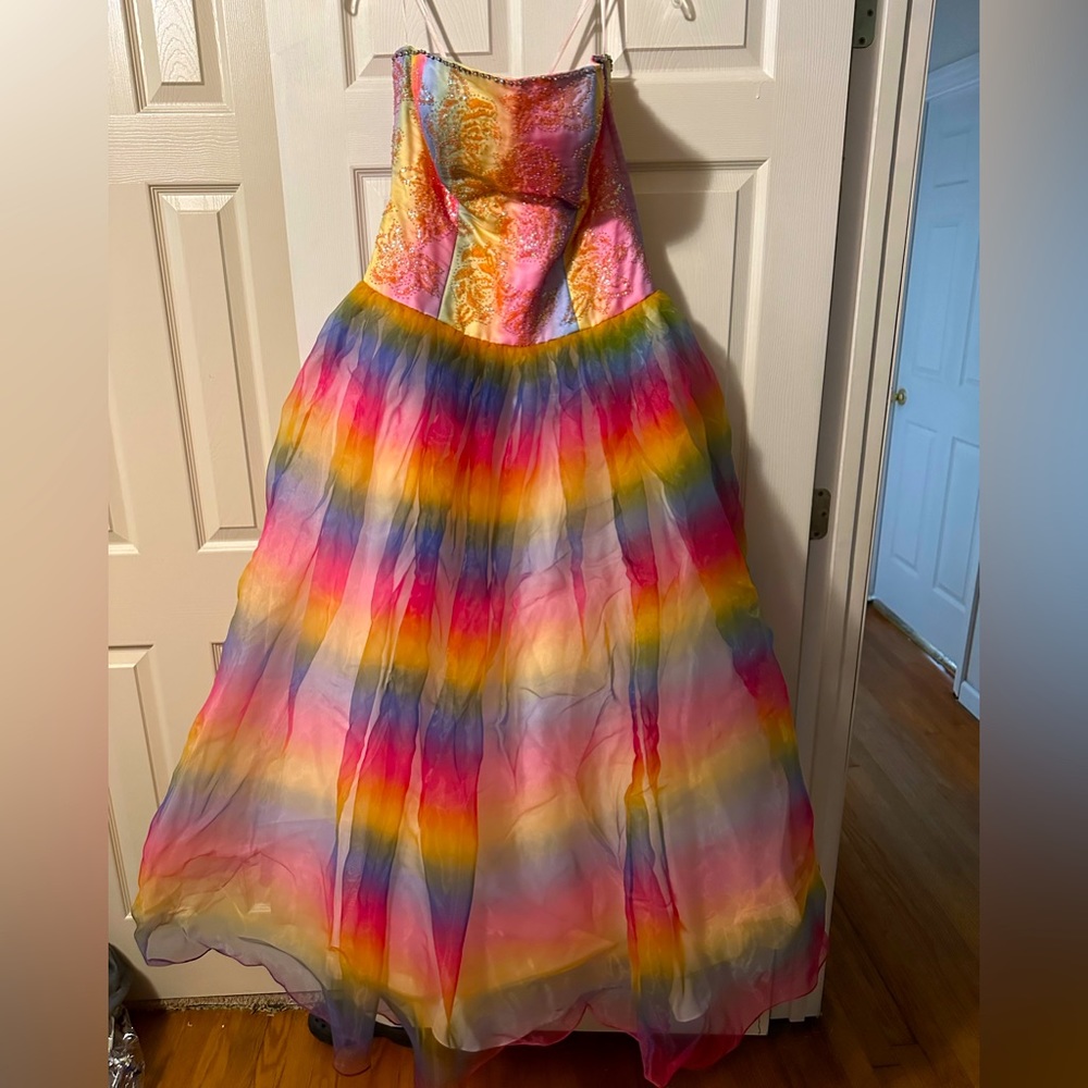 Rainbow Prom Dress